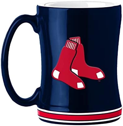 New in Box MLB Boston Red Sox 14-Ounce Sculpted Relief Mug